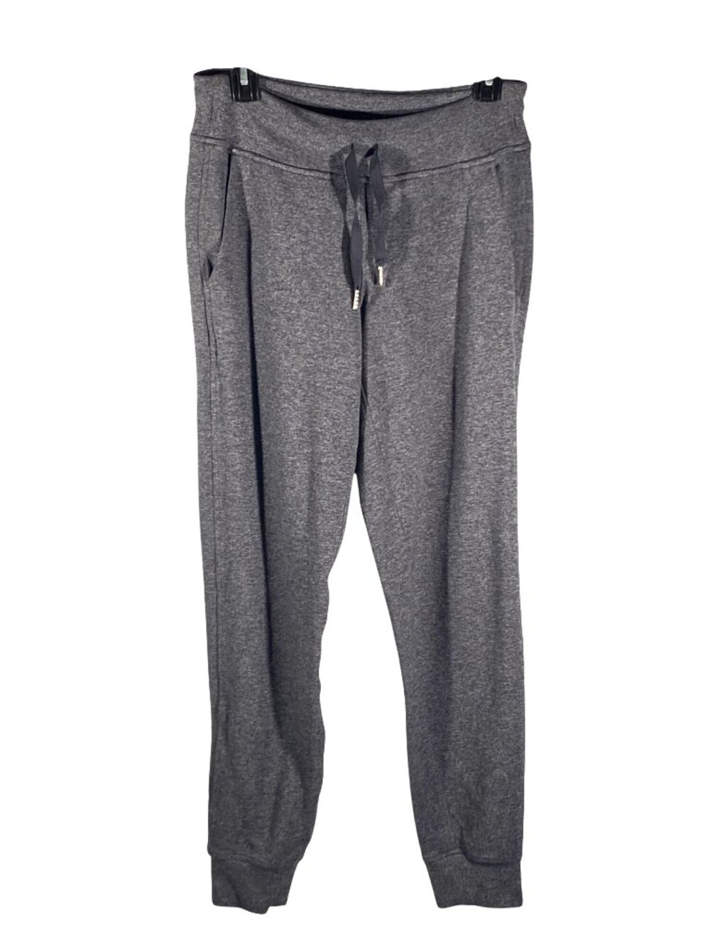 Lululemon On The Fly Pant Heathered Black Womens Joggers pants size 6 active